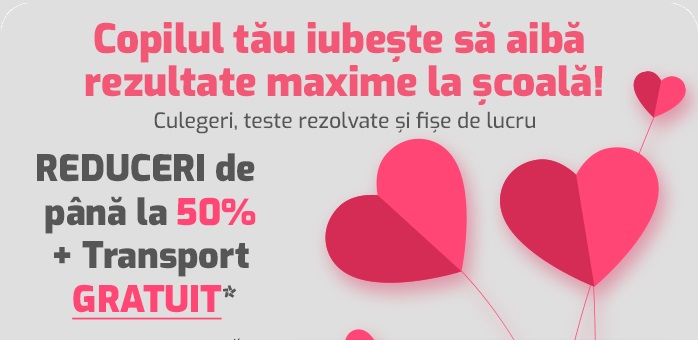 Luna Iubirii aduce 50% Reducere pentru copilul tau si pentru toti cei dragi